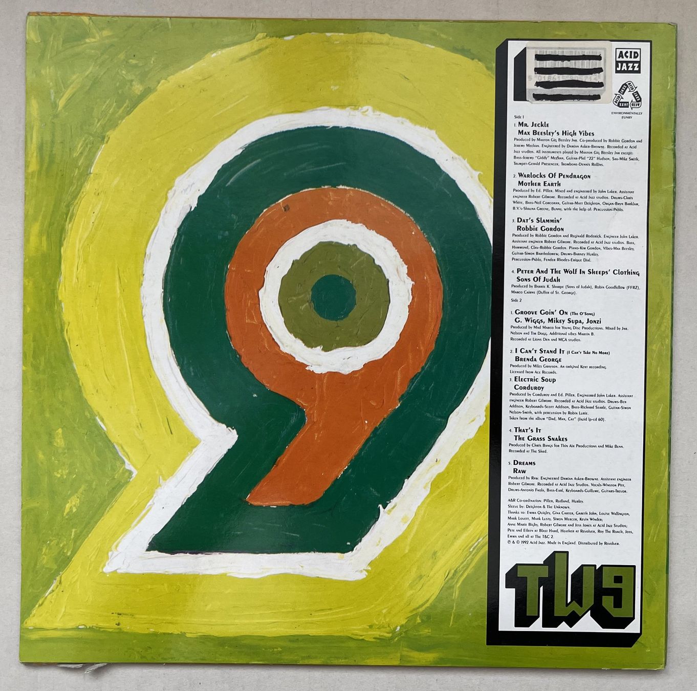 Dischi in vinile: Totally Wired Nine (1992, Vinyl) – Usato da Oftringen venduto da vuc_frq6 1