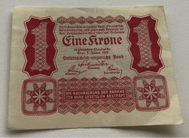 Österreich 1 Krone 1922