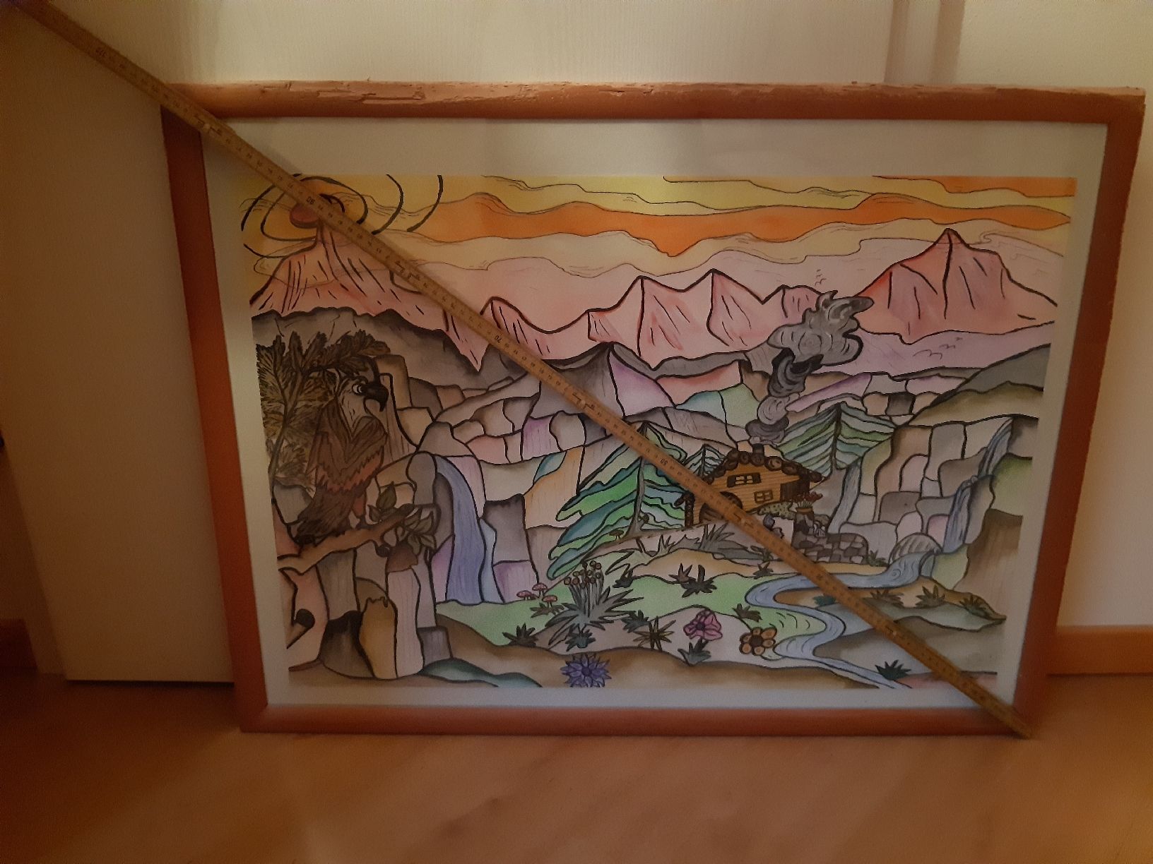 Dipinti: Landschaftsbild von Silvia Chiriatti – Usato da spiez venduto da fea.thala 2