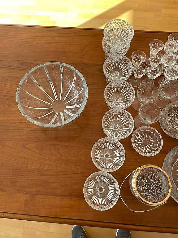 Bicchieri: Ensemble verres en cristal – Usato da Prilly venduto da Bunnymen 2