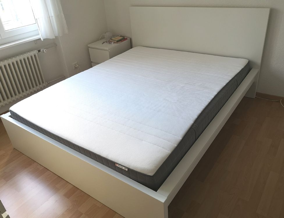 Ikea malm full bed kaufen auf ricardo
