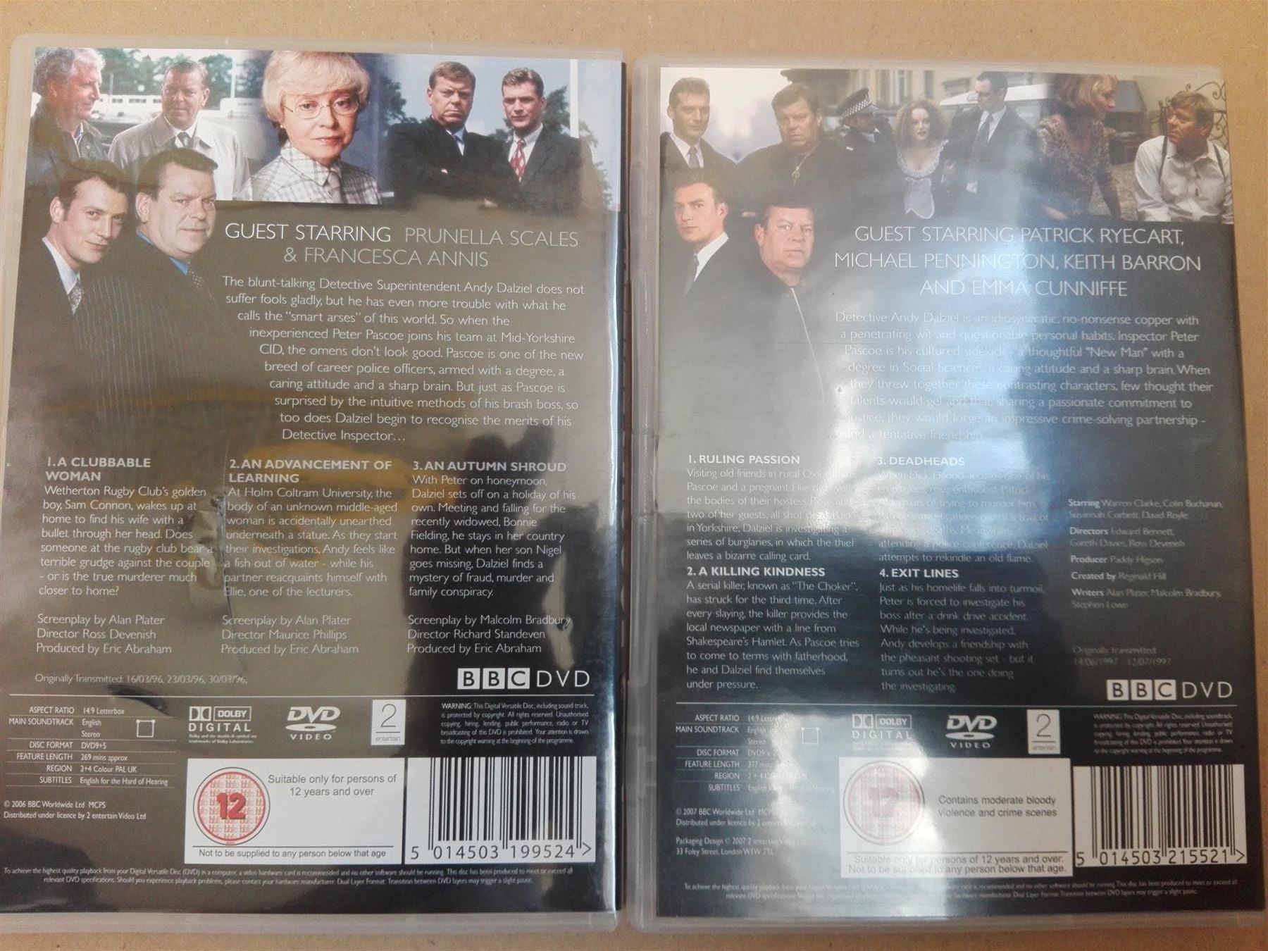 Alle DVDs: Dalziel & Pascoe  (Series 1 & 2)                   UK-Import – Gebraucht aus St.Galllen von elkaphone 7