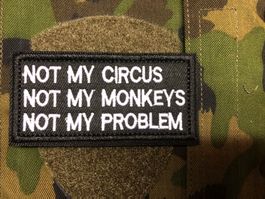 Abzeichen Badge Patch NOT MY …TAZ 90 Armee Militär