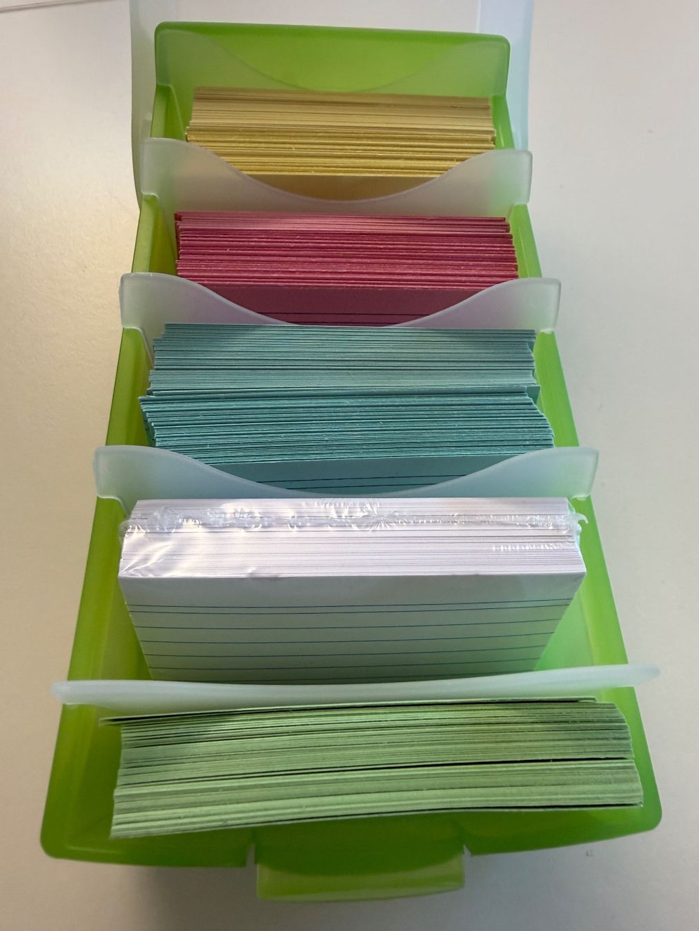 Biella Blocchi: Biella - Gut gefüllte Registerkartenbox Kunststoff – Usato da Jonschwil venduto da sutfra12 2