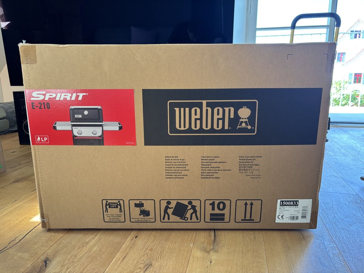 Grills: Weber Spirit E-210 Neu & Ungeöffnet – Neu und originalverpackt aus Männedorf von jsto09 2