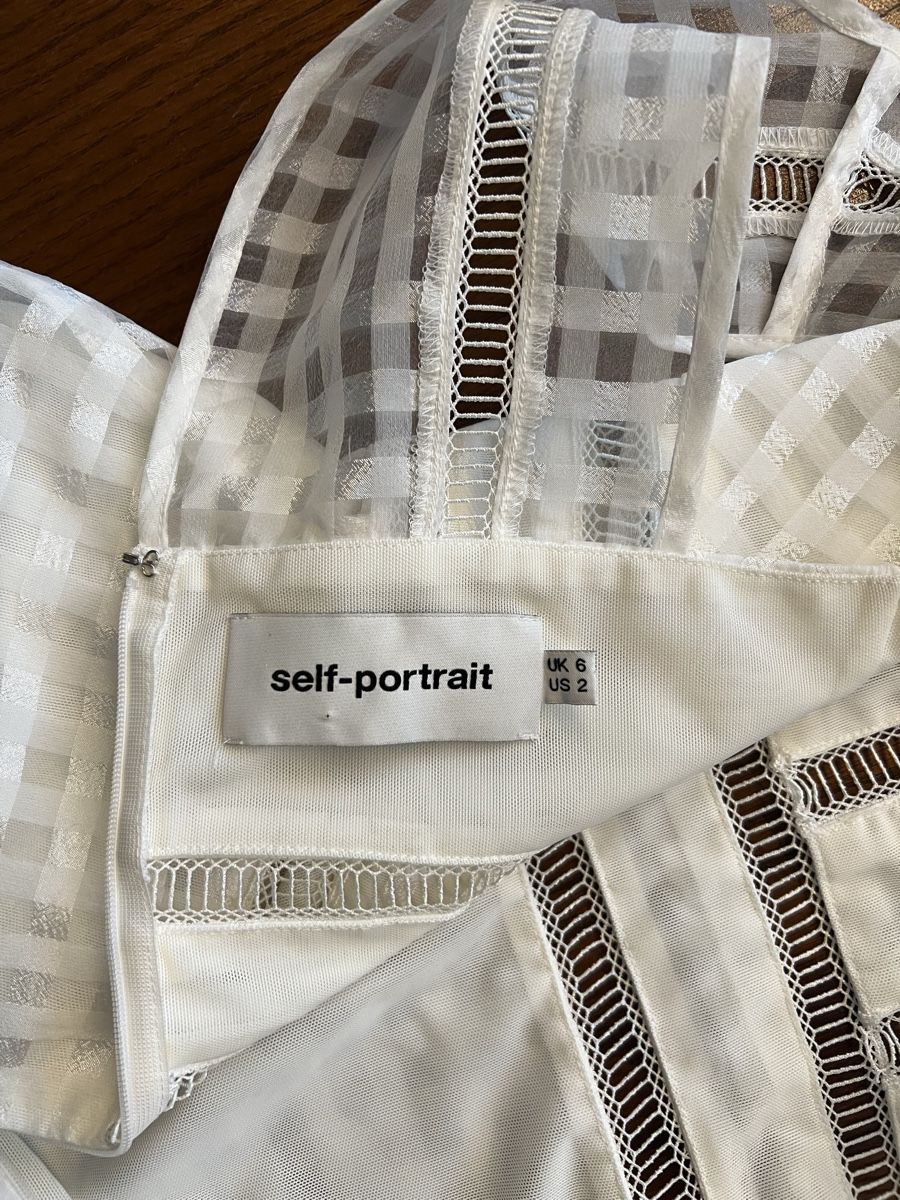Self-Portrait Robes: Self Portrait White dress – Neuf (Voir description) à Chambésy par sar_7bnd 3