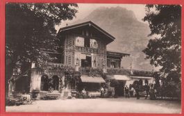 Grindelwald - Hotel Adler mit Kutsche - Fotokarte ca. 1915