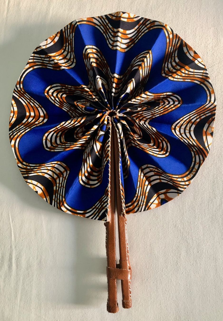Stoffe: NEU: Fächer, afrikanischer Stofffächer, Senegal, Baumwolle – Neu (gemäss Beschreibung) aus Zürich von DepotCharity 2