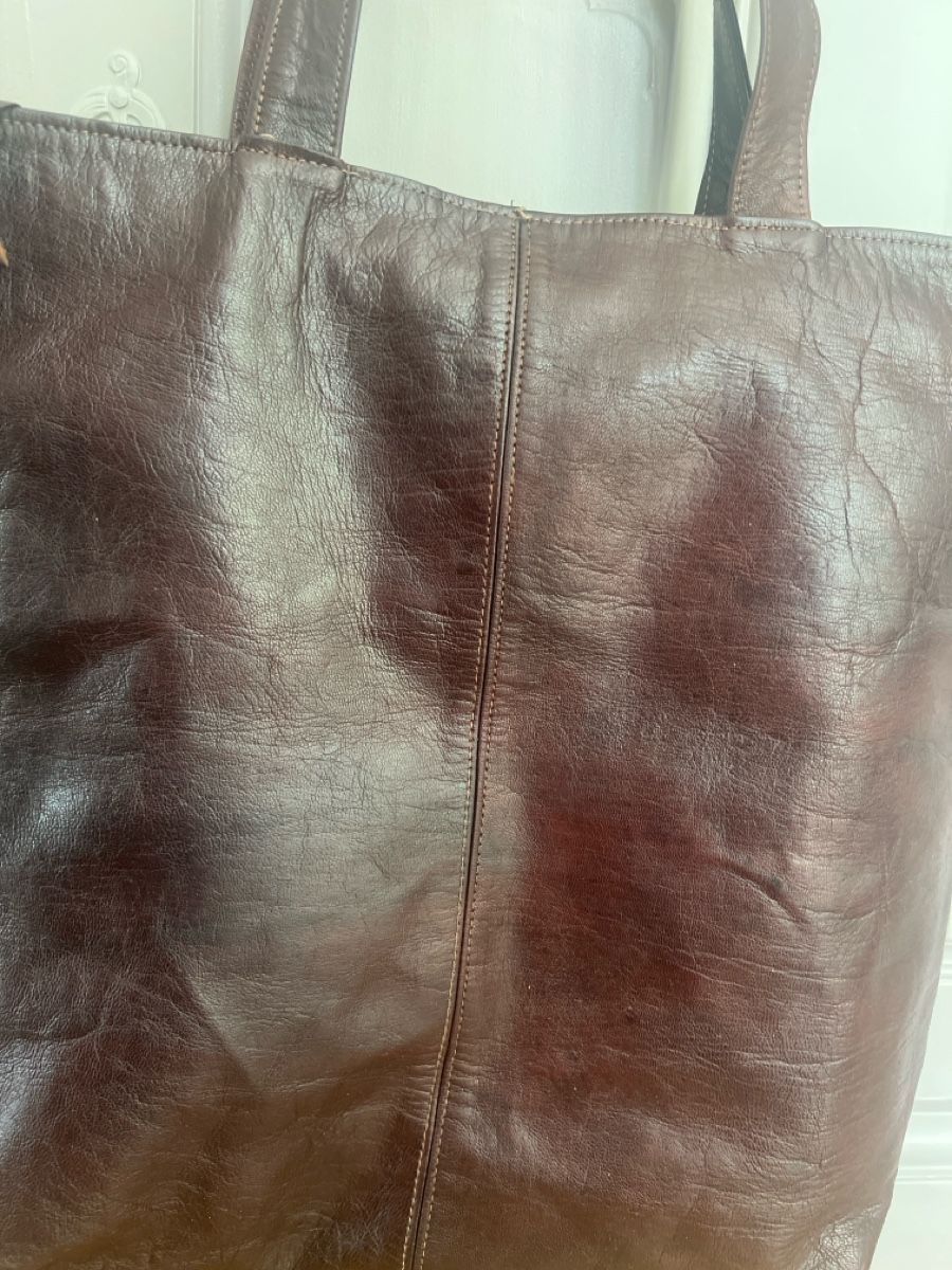 Borse: Tolle Ledertasche braun Vintage – Usato da Luzern venduto da Portfino 3