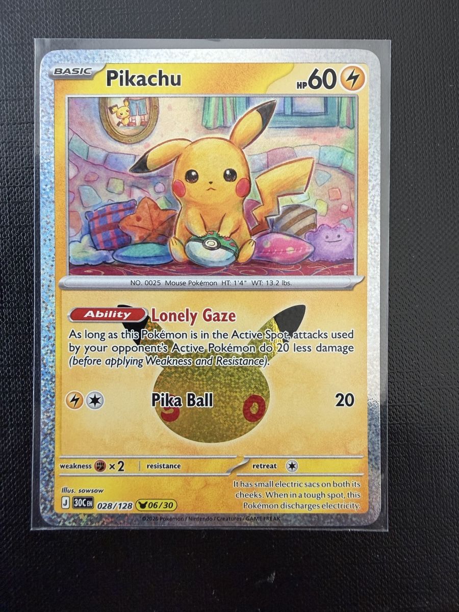 Pokémon Cartes à collectionner: Pikachu #028 30C EN – Neuf (Voir description) à Savigny par Matgab94