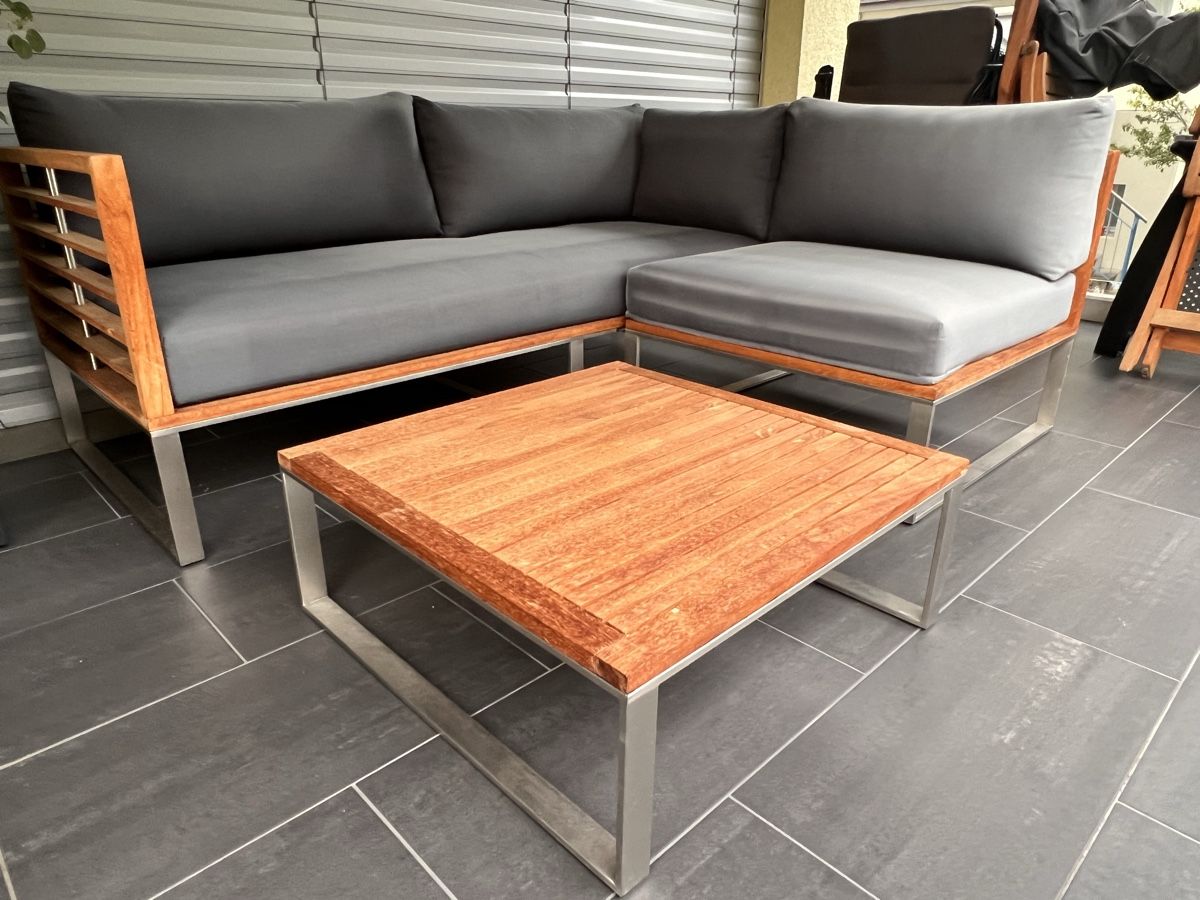 Divani: Garten-Lounge mit Ecke in Teakholz – Usato da Uetikon am See venduto da 150960 2