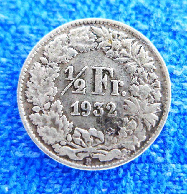 Tutti le monete: 4 x 50 Rappen aus den Jahren 1932/1951/1958 und 1970 – Usato da Glattpark(Opfikon) venduto da Latouret