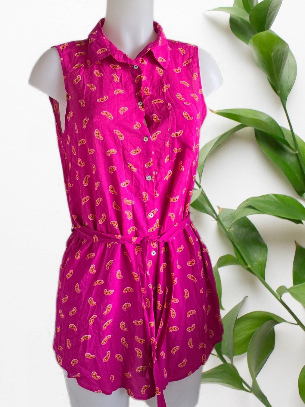 C&A Tuniche: Sommer Tunika - Pink gemustert - Gr. 38 – Nuovo e nell'imballaggio originale da Aarburg venduto da Hystoria 4