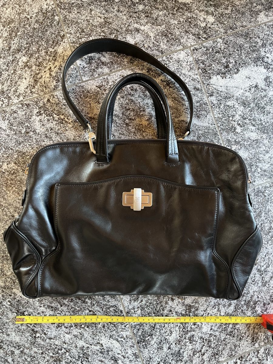 Navyboot Borse da donna: Schwarze Handtasche, Navy Boot – Usato da Chur venduto da Moca17