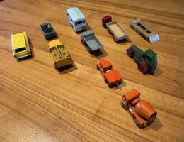 Konvolut Lesney Spielzeugautos 10 Teile guter Zustand