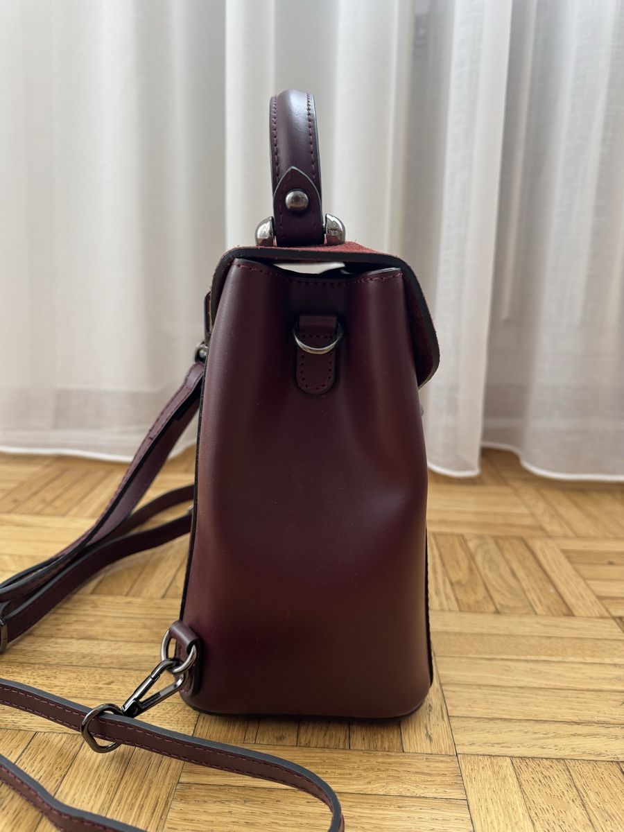 Borse da donna: Lederrucksack/Handtasche aus Leder – Nuovo (secondo la descrizione) da Dietikon venduto da and_nw92 2