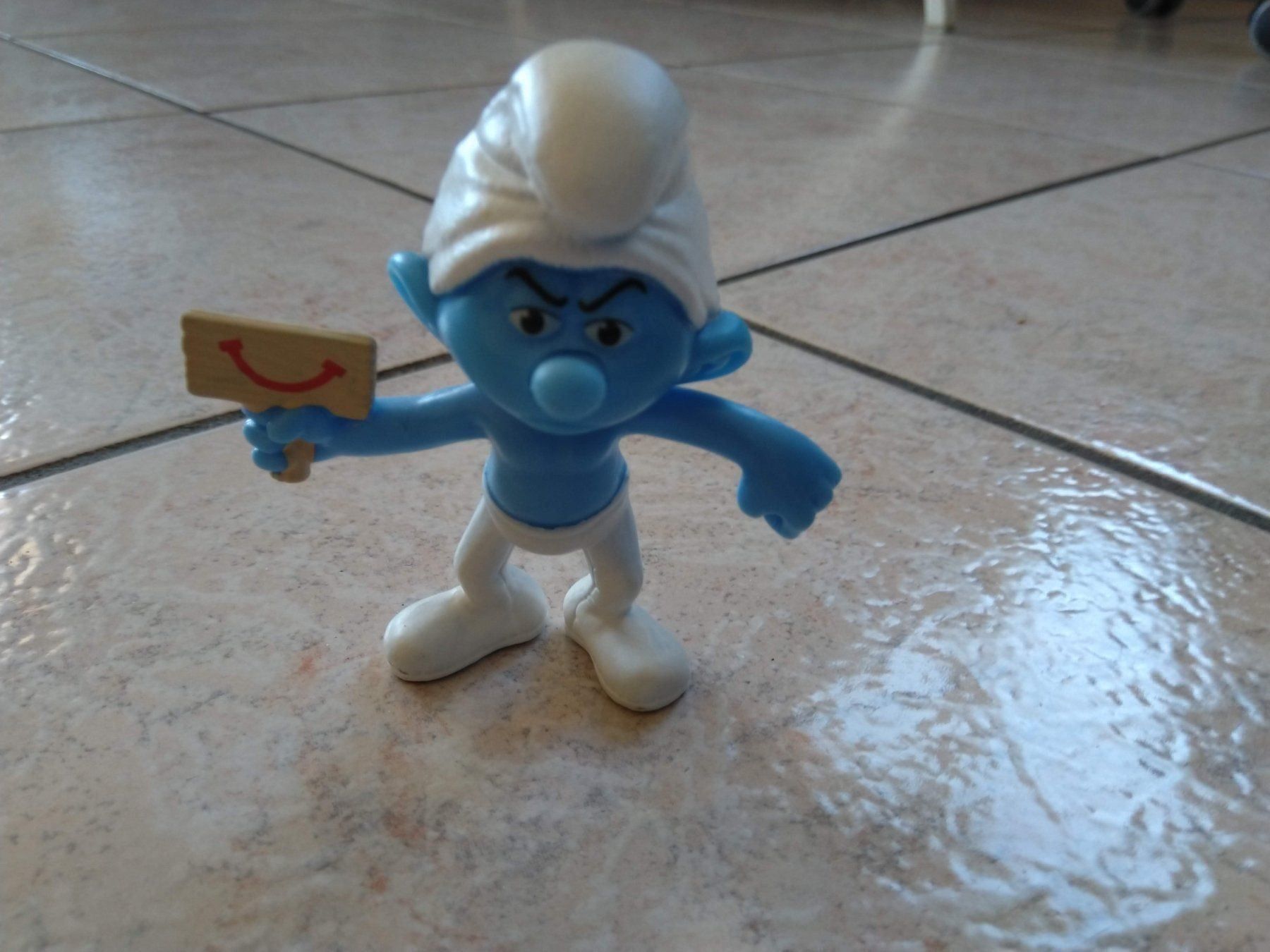 Mc Donald's Statuette: Schtroumpfs Schlumpf Puffi Mc Donald's – Usato da Porza venduto da tbch 1