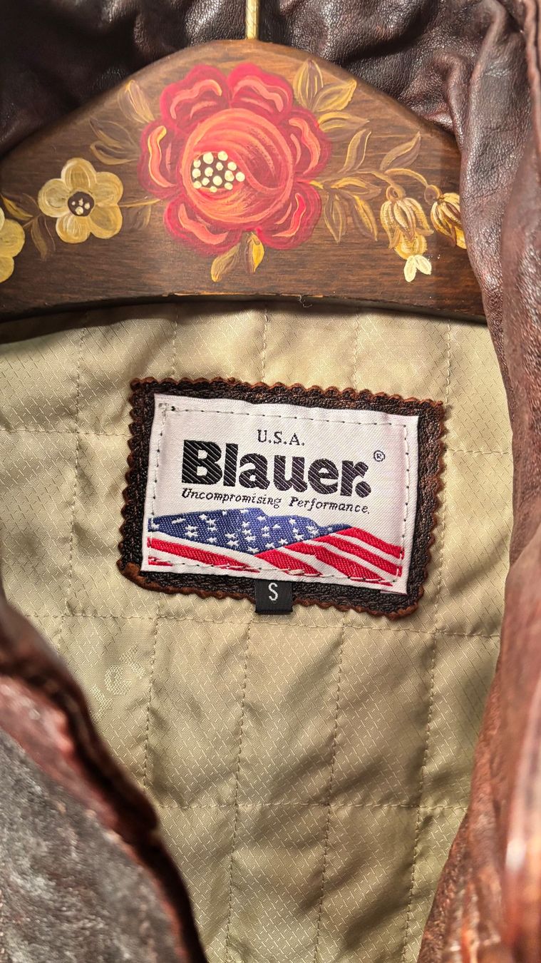 Giacche: Lederjacke von Blauer – Usato da Uitikon Waldegg venduto da Thefateofophelia 1