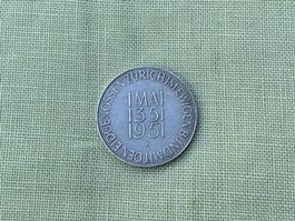 Silbermedaille Zürich im ewigen Bund 1951 (15g Silber)