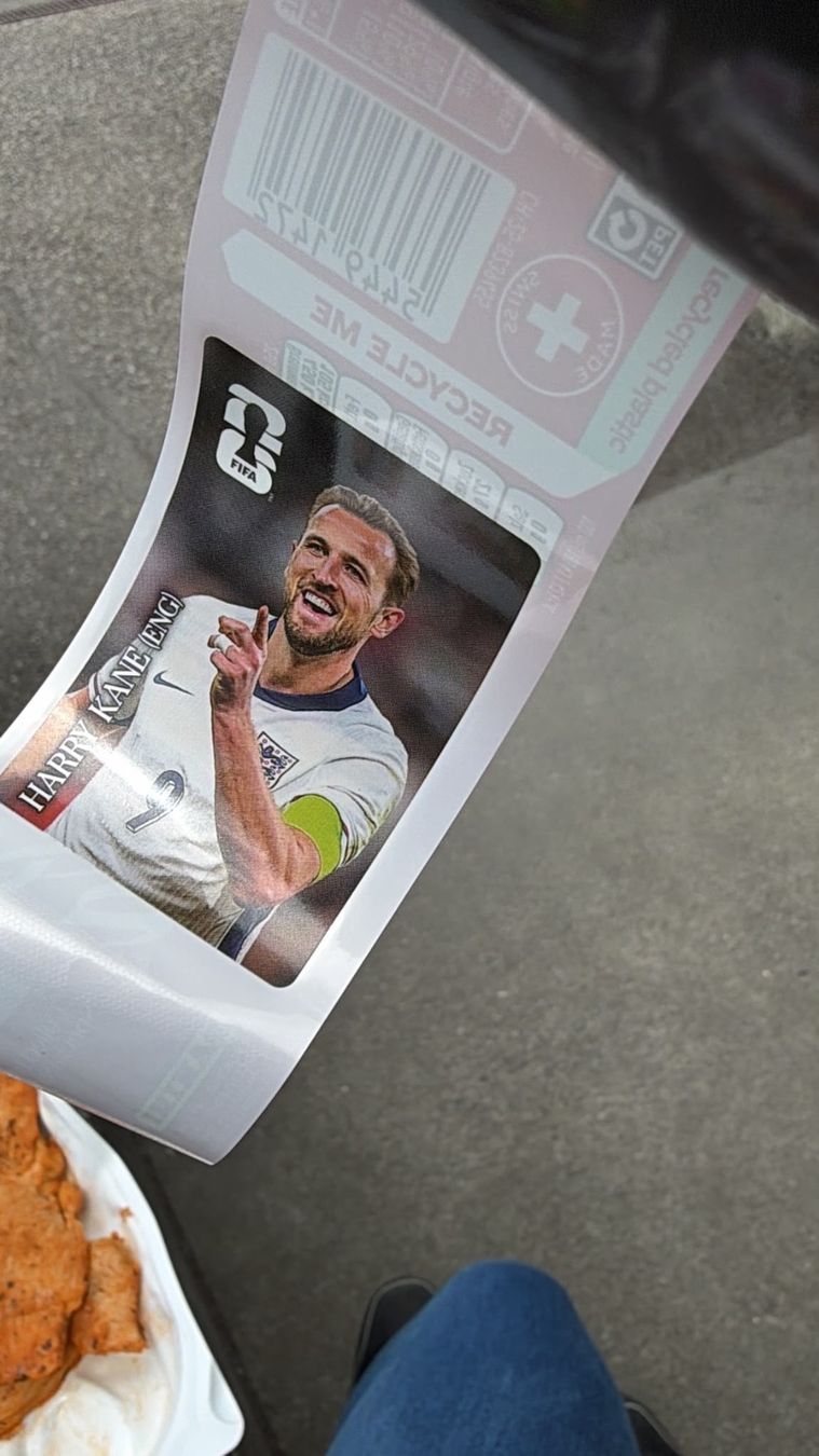 Panini Carte collezionabili: Harry Kane CC11 Coca Cola Panini – Nuovo e nell'imballaggio originale da Avenches venduto da Myth_Cloth
