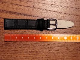 16mm Bracelet de montre en cuir