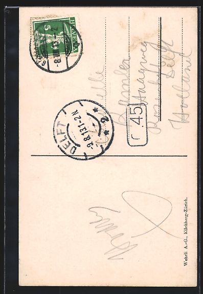 Cartoline postali: Wassen /Gotthardbahn, Ortsansicht mit kl – Usato da Berlin venduto da bartko-reher 1
