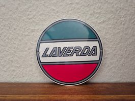 Emailschild Laverda Motorrad Service Garage Emaille Schild