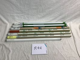 7x verschiedene 18w Neon Leuchtstoffröhren (R48)