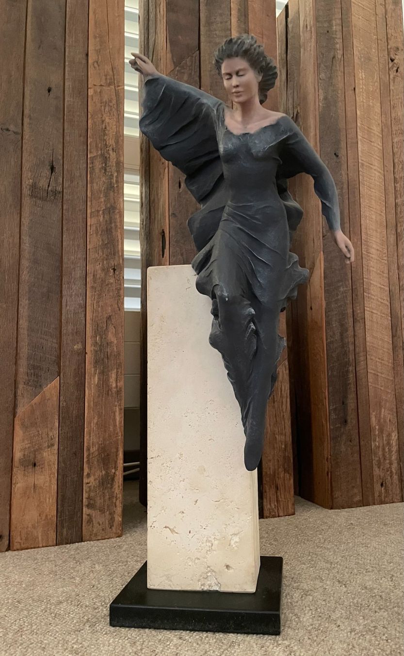 Sculture & Statue: Montserrat Ribes Säulenfigur Elisa – Usato da Cham venduto da Iboht