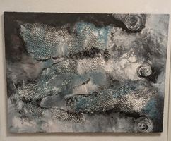 CC ART, CH Künstlerin, Acrylgemälde 60x80cm, auf Leinwand!