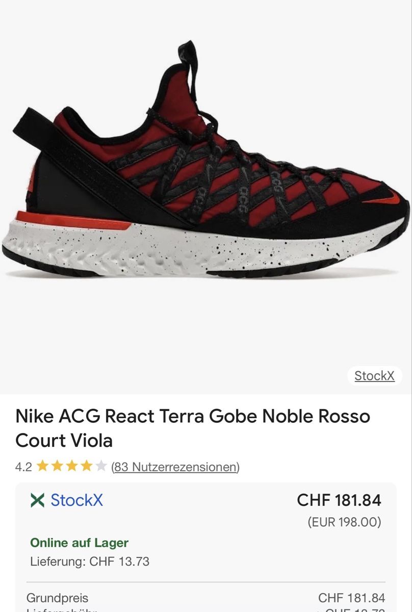 Nike Scarpe da uomo: NIKE Men's ACG React Terra Gobe Trail Running Shoe – Nuovo (secondo la descrizione) da Arnegg venduto da Angel_jose 5
