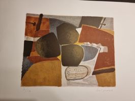 GUIGNARD ROLAND LITHOGRAPHIE SIGNIERT NUMMERIERT