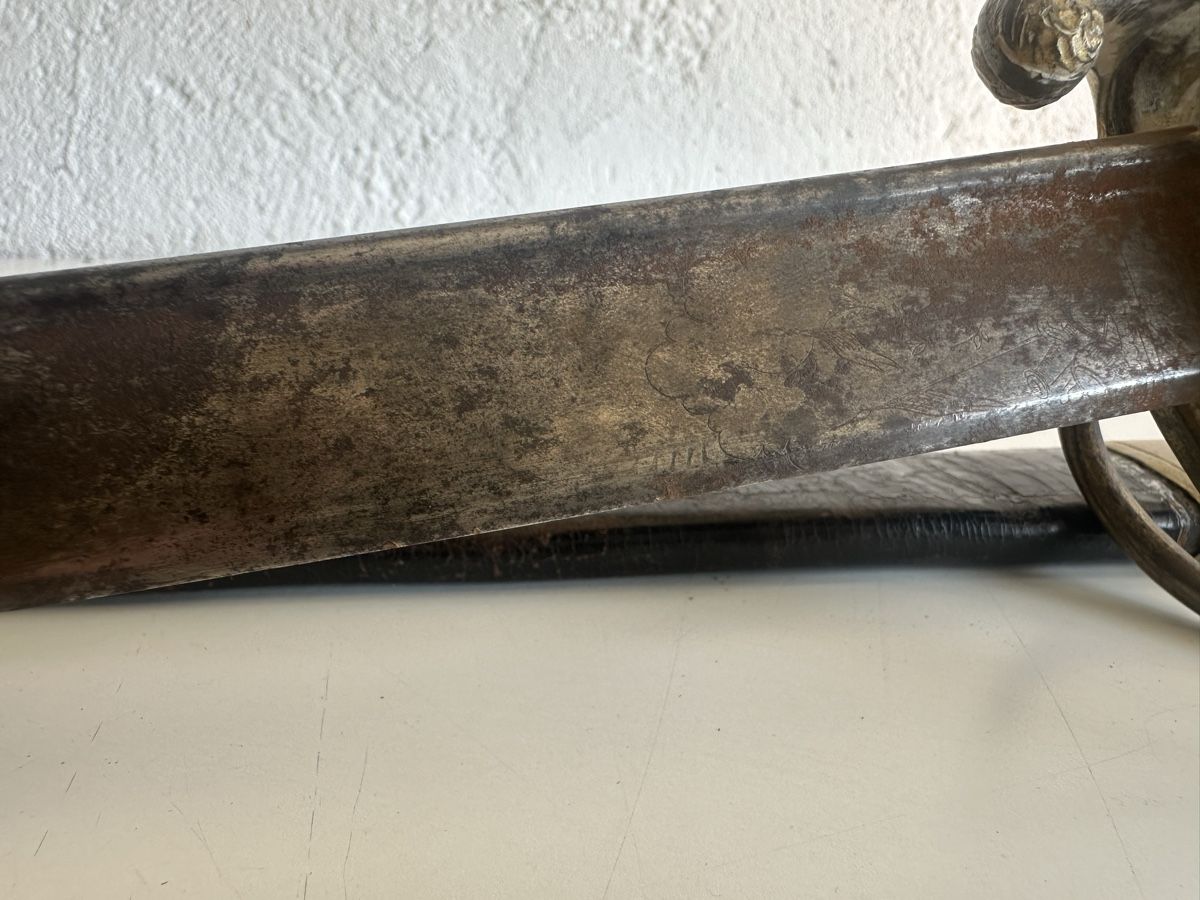 Armi bianche: Antiker Schweizer Offizierssäbel Solingen 95 cm – Usato da Zetzwil venduto da ZB05 6