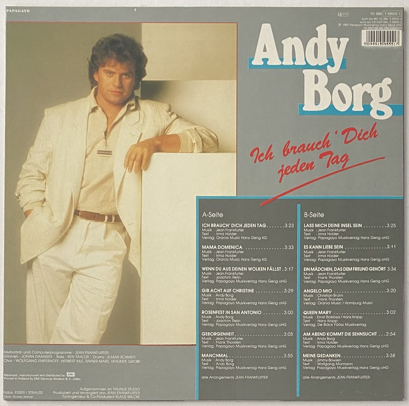 Dischi in vinile: Andy Borg, Ich brauch' Dich jeden Tag – Nuovo (secondo la descrizione) da Flums venduto da Empe1 1