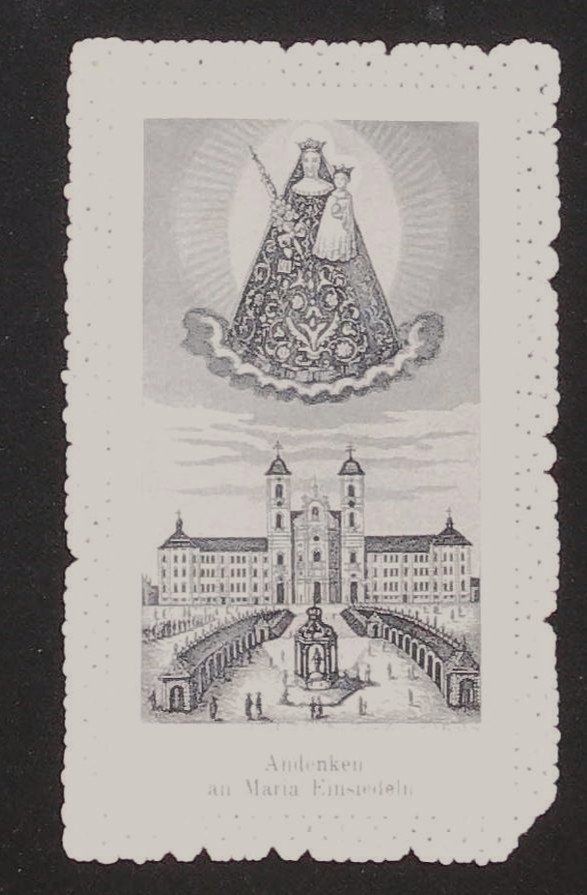 Incisioni: Einsiedeln  Heiligenbild – Usato da Rafz venduto da Helvet32