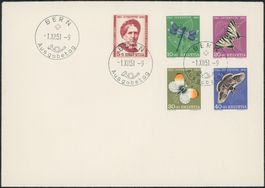1951 - Pro Juventute - Ersttagsbrief FDC ET - deutsch · dt