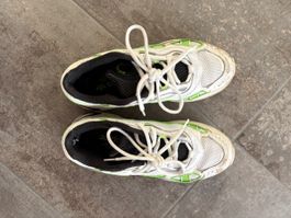 Adidas Sneakers, weiss/hellgrün, Grösse 39 1/3