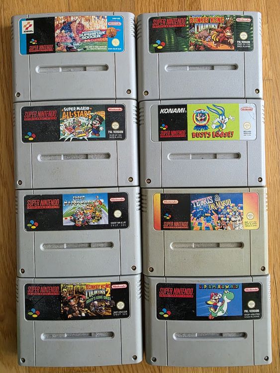 Nintendo Giochi: Super Nintendo SNES Spiele Sammlung - 8 Klassiker! – Usato da Herzogenbuchsee venduto da Dani1992