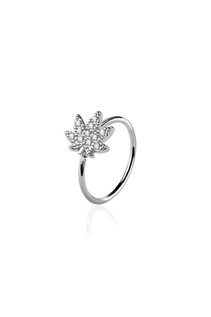 Bijoux piercing: Nasenpiercing mit Hanfblatt – Neuf avec emballage d'origine à Döttingen par Orangeroad