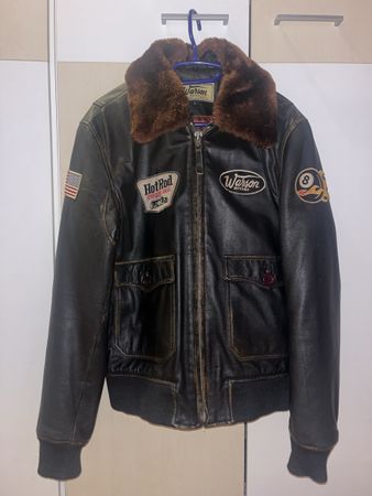 Warson Motors Lederjacke Gr L Top Zustand Vintage