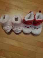 Süsse Baby-Hausschuhe Einhorn & Weihnachten