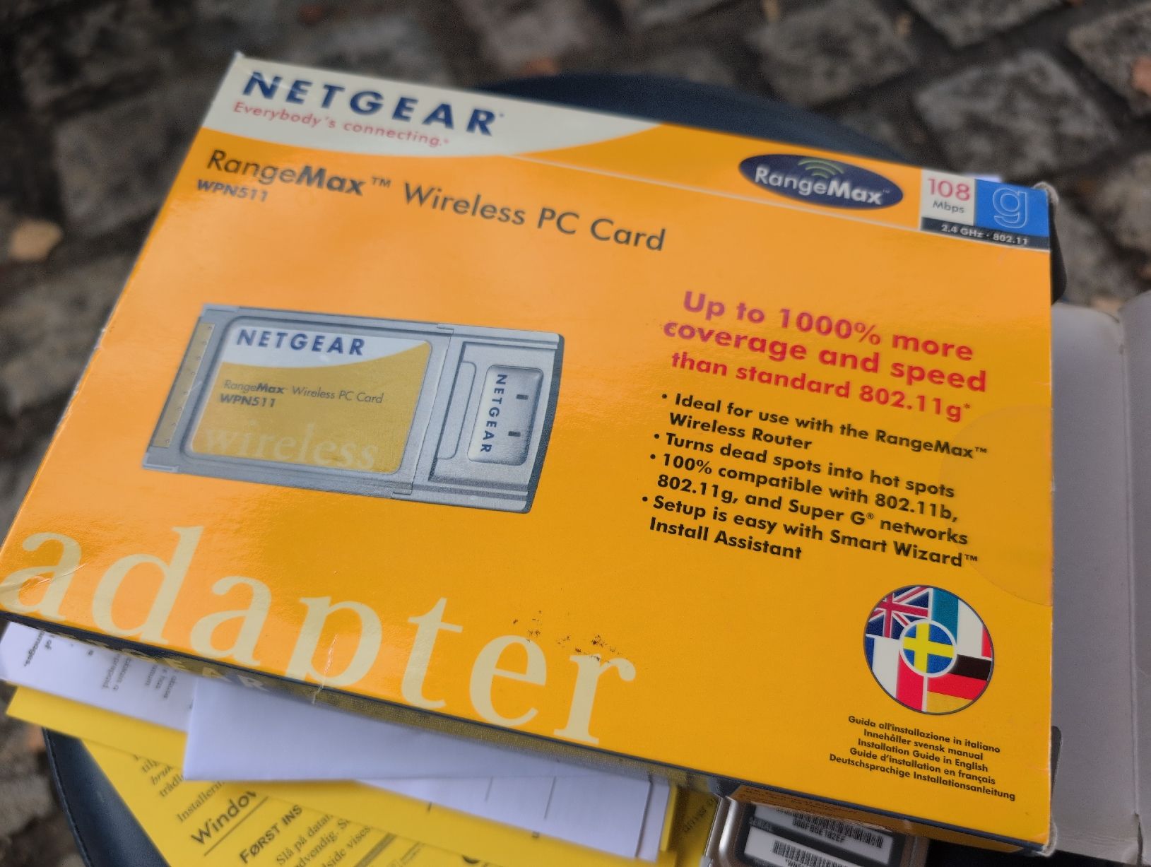 Laufwerke & Adapter: Netgear RangeMax WPN511 Wireless PC Card gebraucht – Gebraucht aus Breitenbach von Dribbel 4