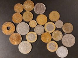 22x Afrika Münzen - Kenia,Tansania,Botswana,Nigeria + mehr