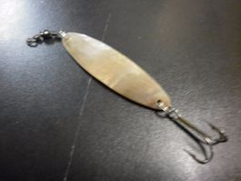cuillère nacre et métal Perlmutter 68 mm