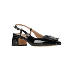 Sam Edelman Women's Black Patent Leather Heels, Size 39 EU