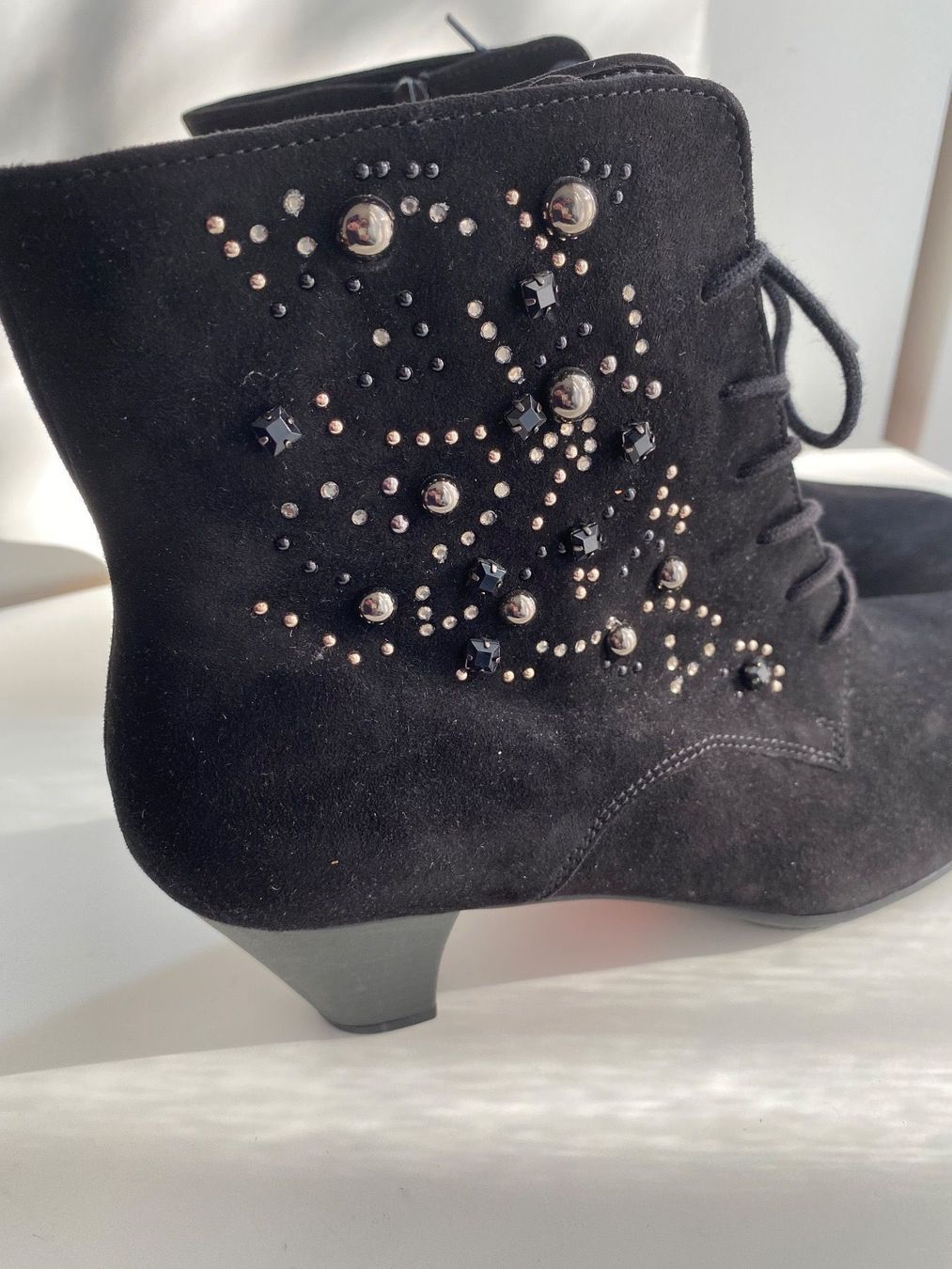 Gabor Scarpe da donna: GABOR STIEFELETTE Wildleder Damen, 42 – Nuovo e nell'imballaggio originale da Luzern venduto da falena01 4