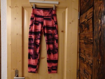 Sport Leggings orange-schwarz H&M Gr. XS - 260394
