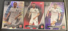 3x Topps Chrome Bundesliga 21/22 Gladbach Lot Numbered