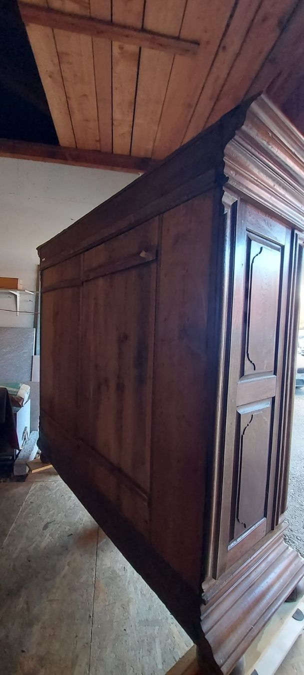 Schränke: Frankfurter Wellenschrank, Barock, Eiche original Stück – Gebraucht aus Koblenz von Kbaldinger 2