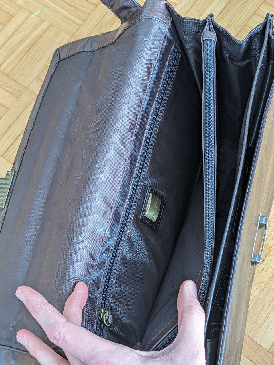 Borse: Laptoptasche aus echtem Leder – Usato da Zuerich venduto da blo_qlp9 4